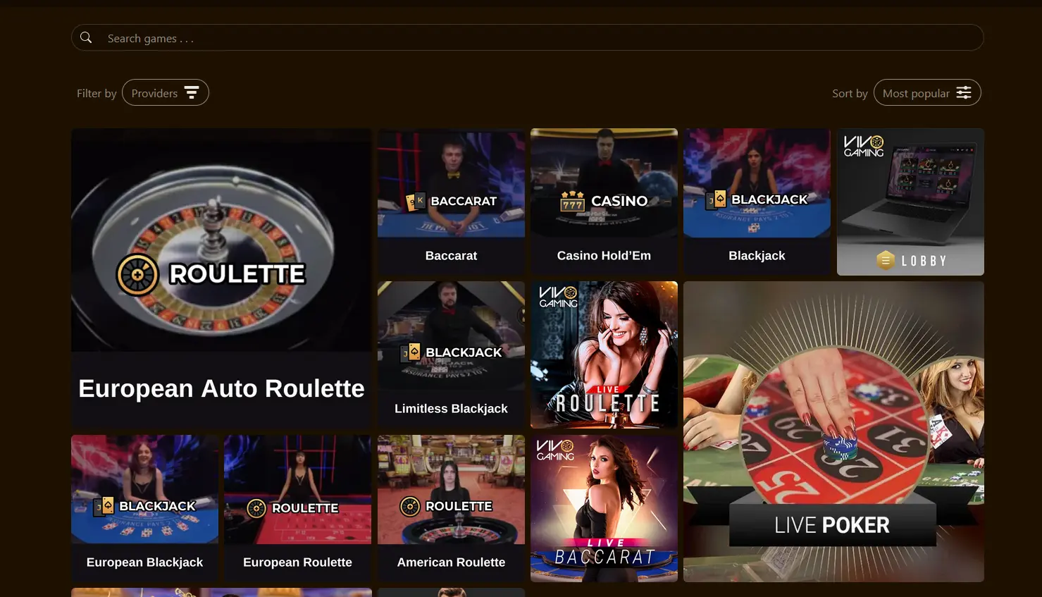 Živé kasino Golden Lady Casino — ruleta a blackjack se živými krupiéry od Fresh Deck Studios